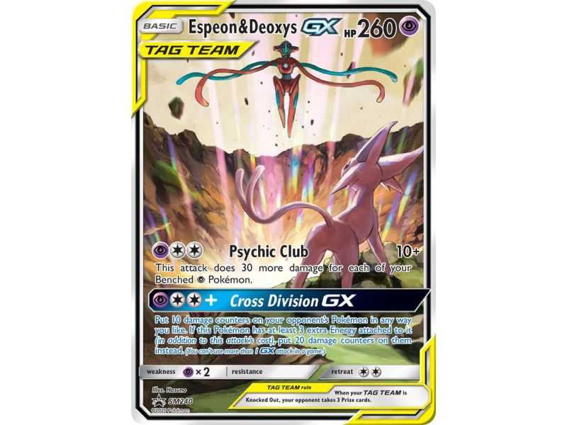 Espeon & Deoxys GX - SM241 (PR)