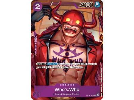 Who's.Who (Box Topper) – OP1 Romance Dawn | Carta ONE PIECE en México