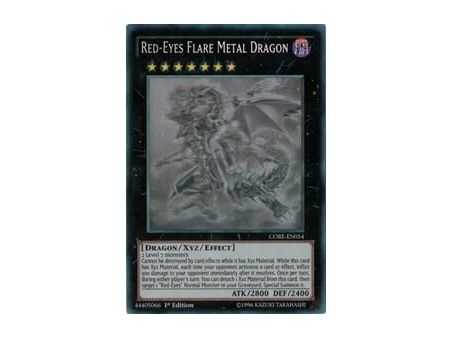 Red-Eyes Flare Metal Dragon (Ghost Rare) – Clash of Rebellions | Carta YUGIOH en México