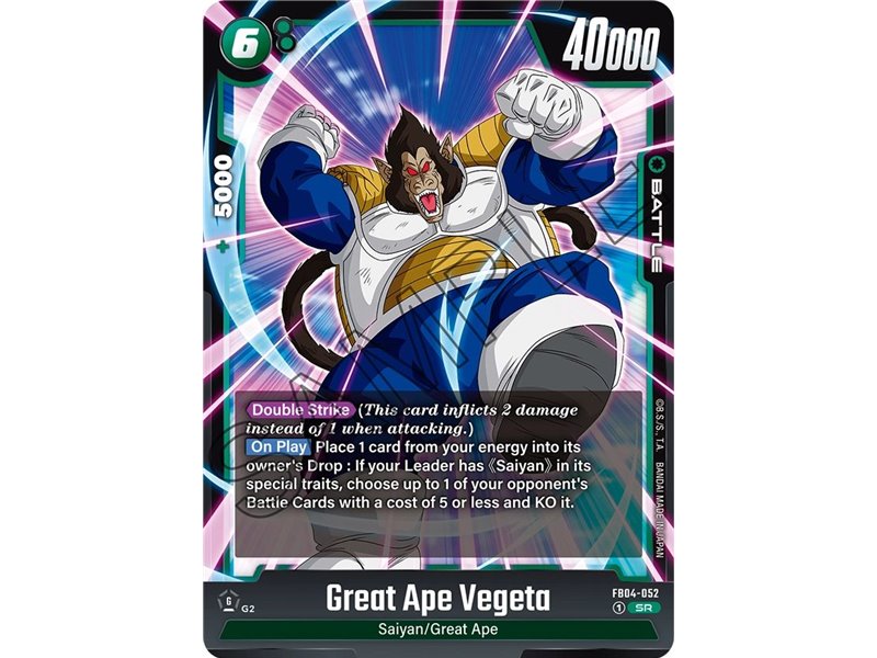 Great Ape Vegeta (Super Rare)