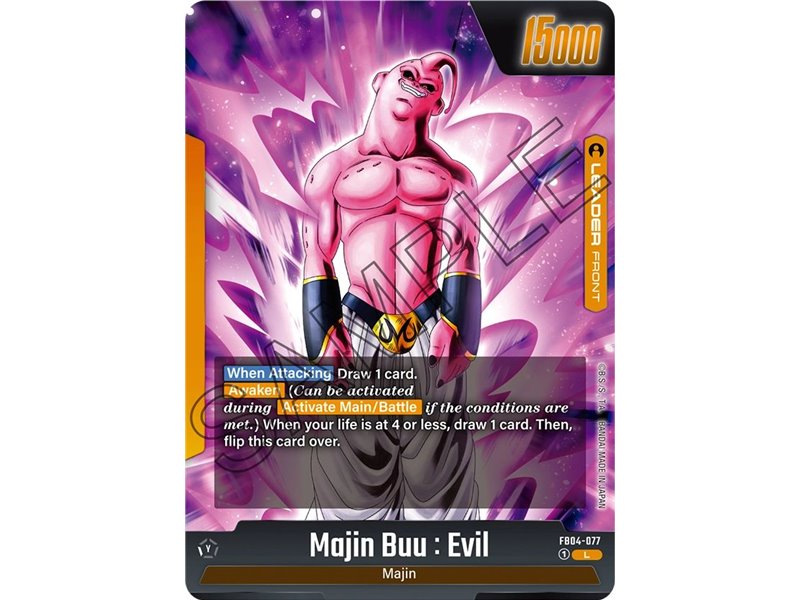 Majin Buu : Evil (Leader)