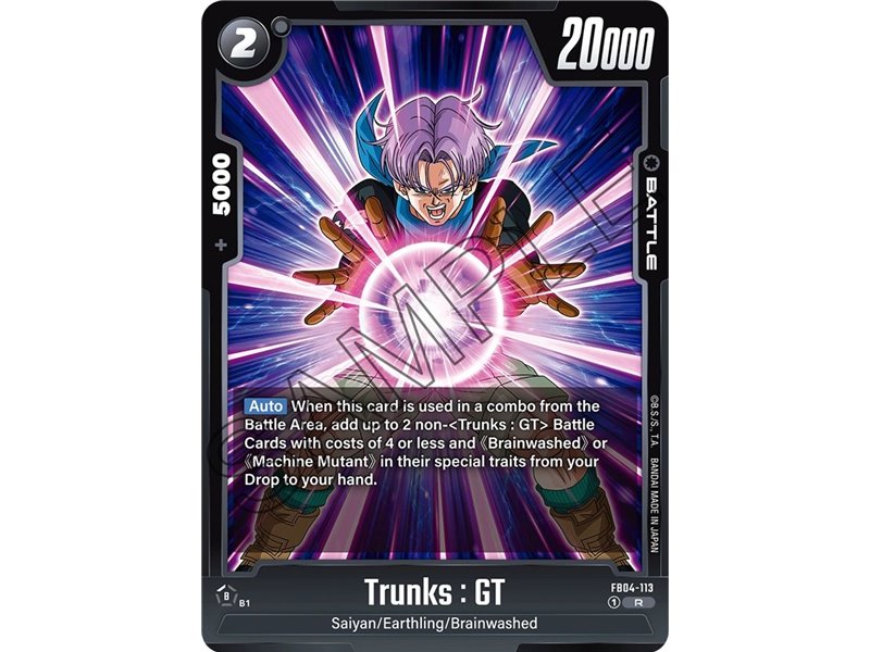 Trunks : GT (Rare)