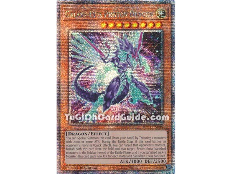 Galaxy-Eyes Photon Dragon (New Artwork) (Quarter Century Secret Rare)