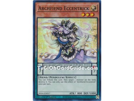 Archfiend Eccentrick (Secret Rare) 
