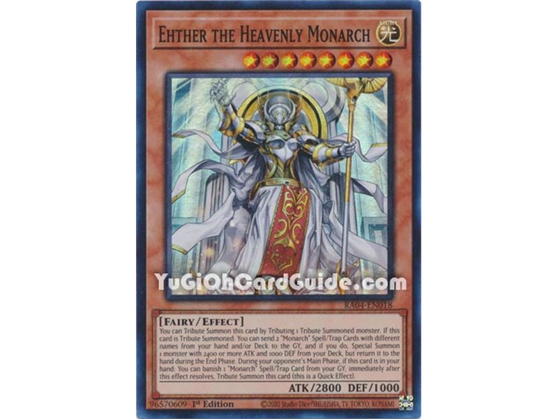 Ehther the Heavenly Monarch (Ultra Rare)