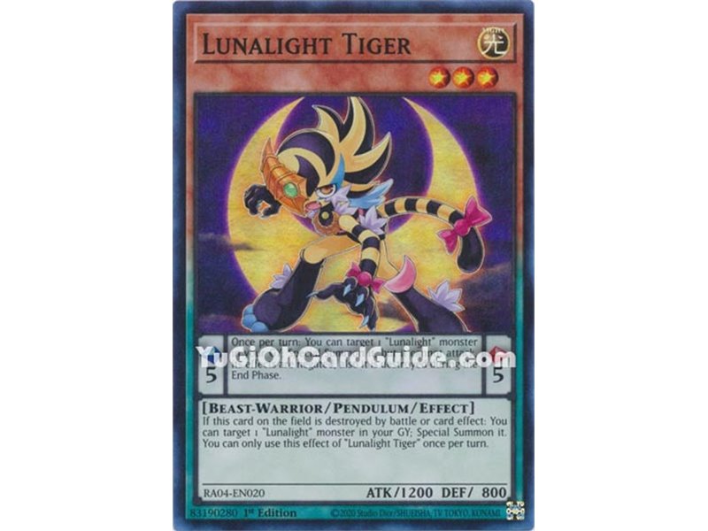Lunalight Tiger (Platinum Secret Rare)
