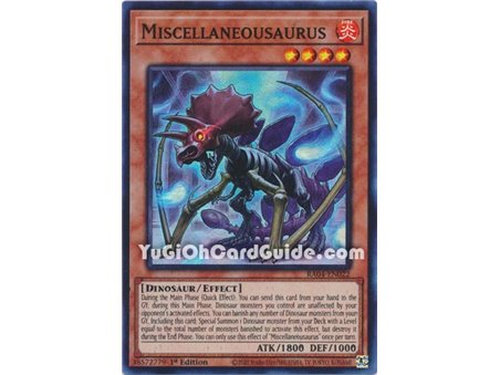 Miscellaneousaurus (Platinum Secret Rare)