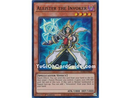 Aleister the Invoker (Alterante Artwork) (Platinum Secret Rare)
