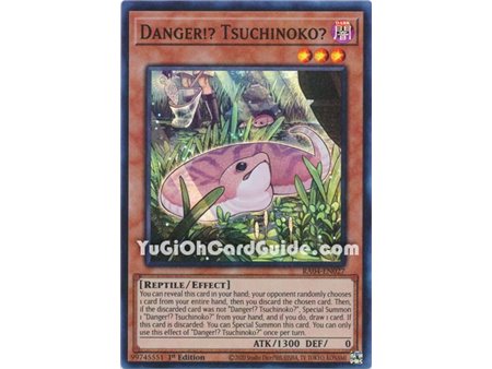 Danger!? Tsuchinoko? (Platinum Secret Rare)
