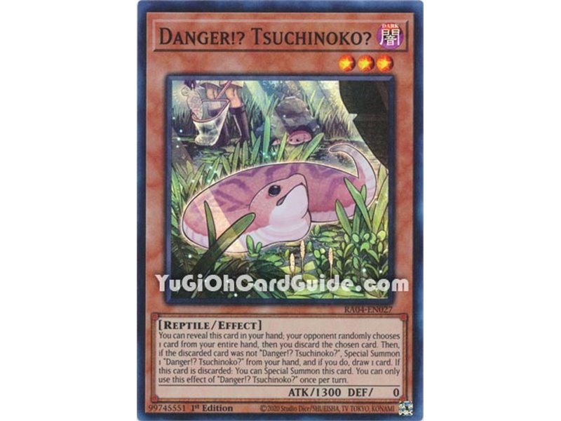 Danger!? Tsuchinoko? (Platinum Secret Rare)