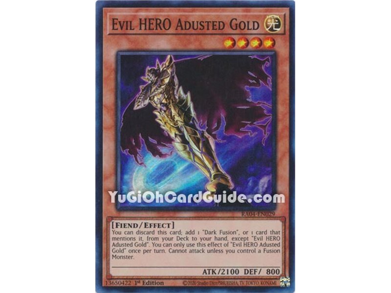 Evil HERO Adusted Gold (Ultimate Rare)
