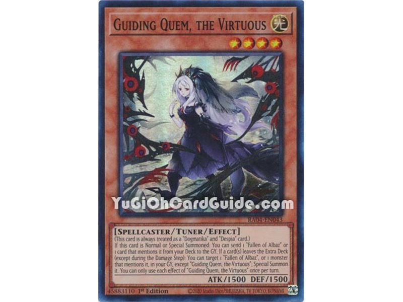 Guiding Quem, the Virtuous (Platinum Secret Rare)
