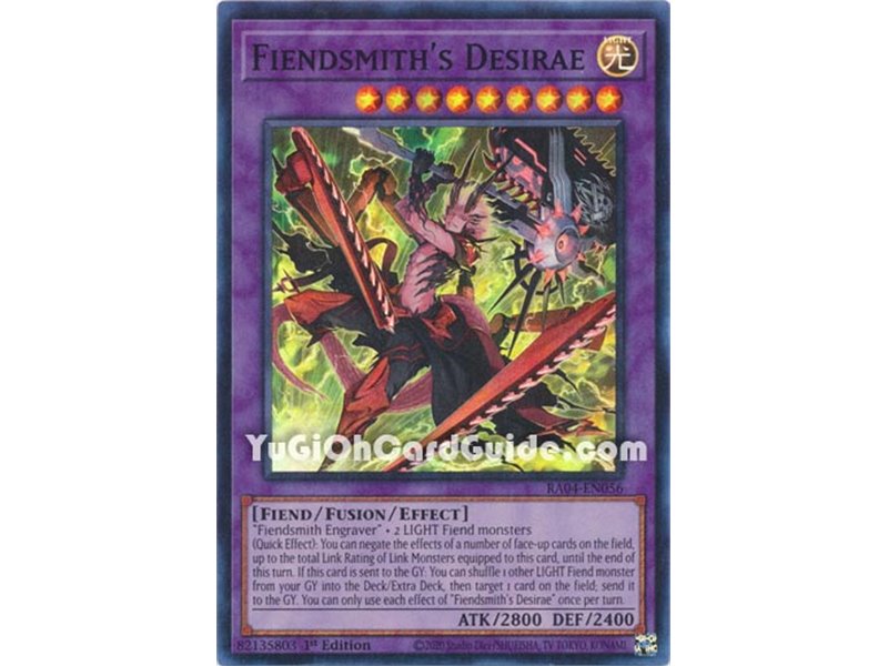 Fiendsmith's Desirae (Quarter Century Secret Rare)