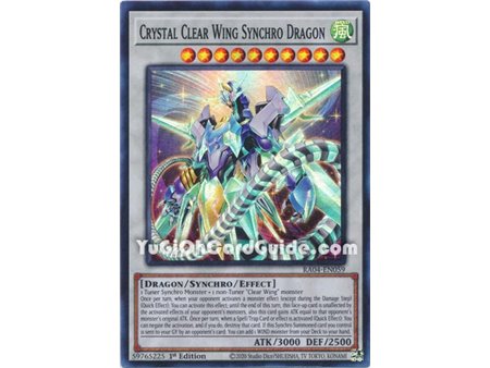 Crystal Clear Wing Synchro Dragon (Secret Rare) 