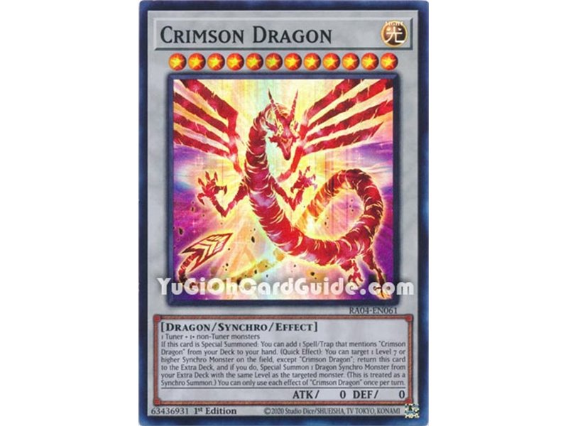 Crimson Dragon (Ultimate Rare)