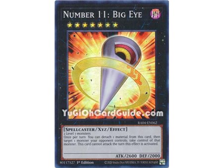 Number 11: Big Eye (Secret Rare) 