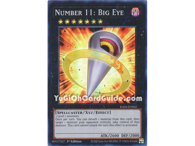 Number 11: Big Eye (Ultimate Rare)