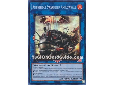 Amphibious Swarmship Amblowhale (Secret Rare) 