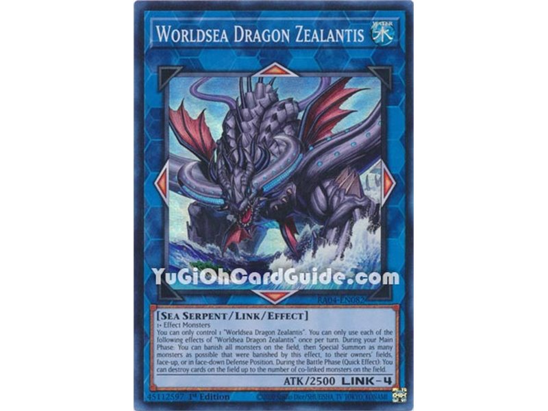 Worldsea Dragon Zealantis (Platinum Secret Rare)