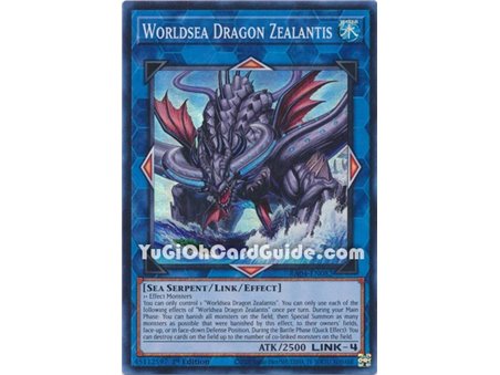 Worldsea Dragon Zealantis (Platinum Secret Rare)