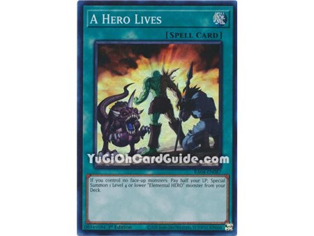 A Hero Lives (Platinum Secret Rare)