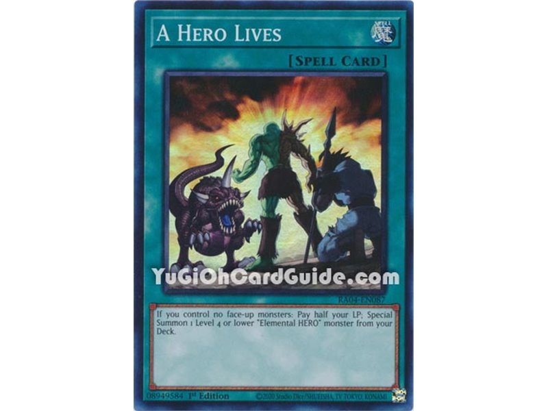 A Hero Lives (Collector's Rare)