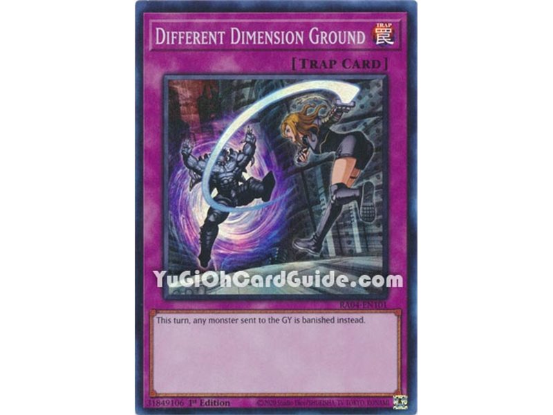 Different Dimension Ground (Quarter Century Secret Rare)