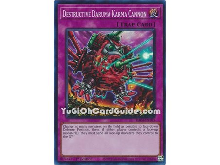 Destructive Daruma Karma Cannon (Quarter Century Secret Rare)