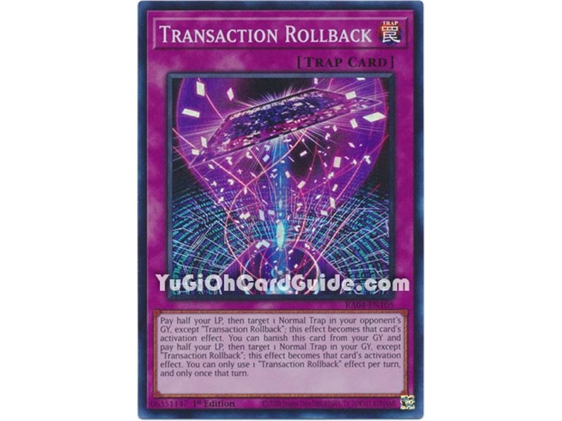 Transaction Rollback (Platinum Secret Rare)