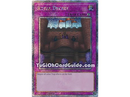 Royal Decree (Platinum Secret Rare)