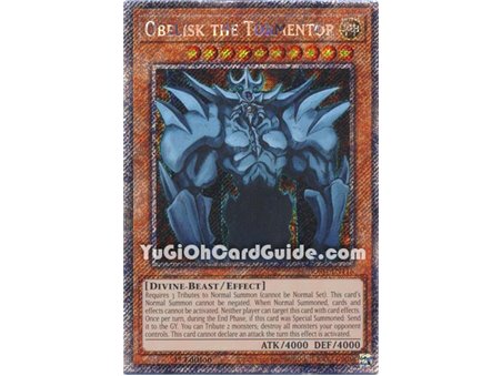 Obelisk the Tormentor (Platinum Secret Rare)