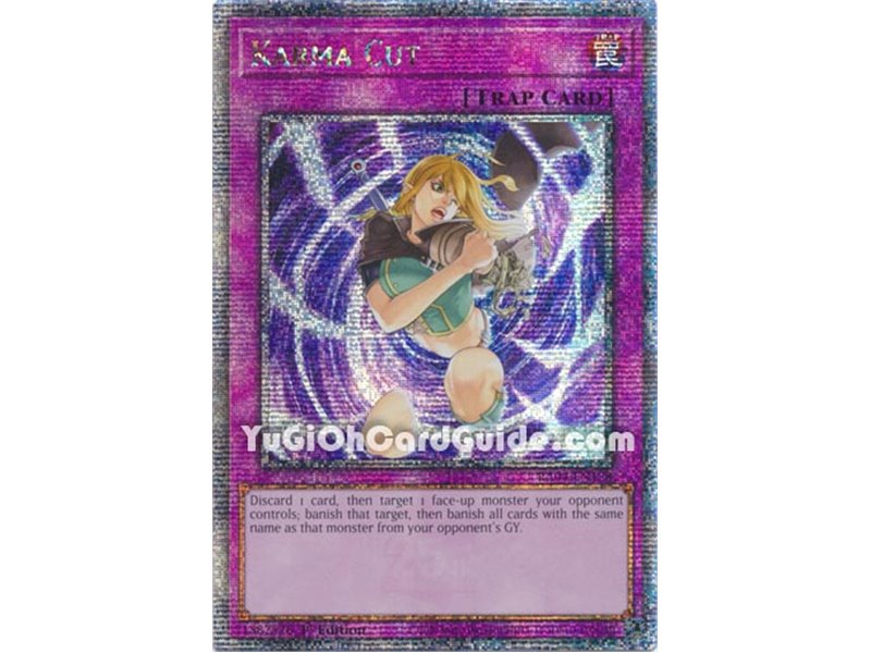 Karma Cut (Quarter Century Secret Rare)