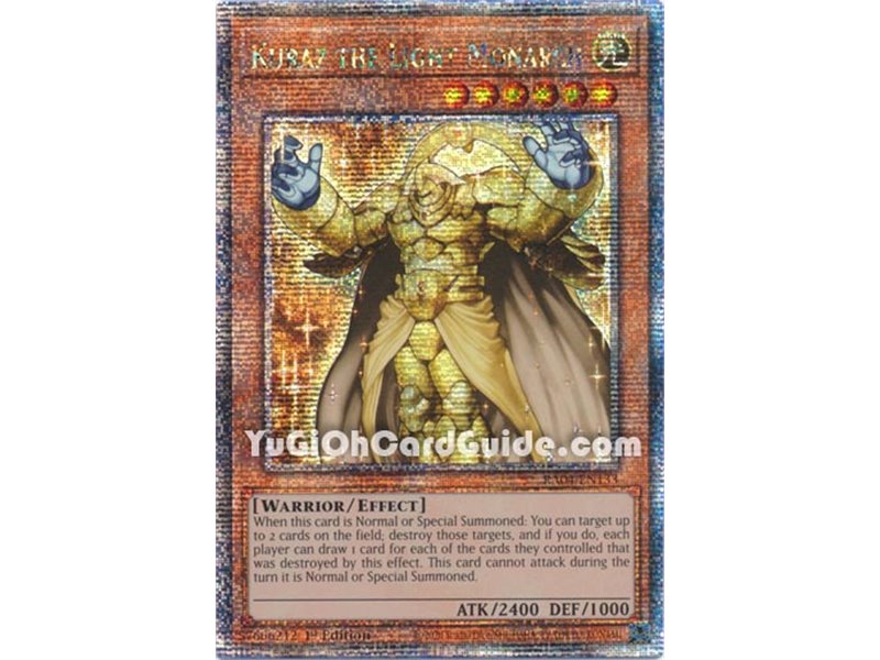 Kuraz the Light Monarch (Platinum Secret Rare)