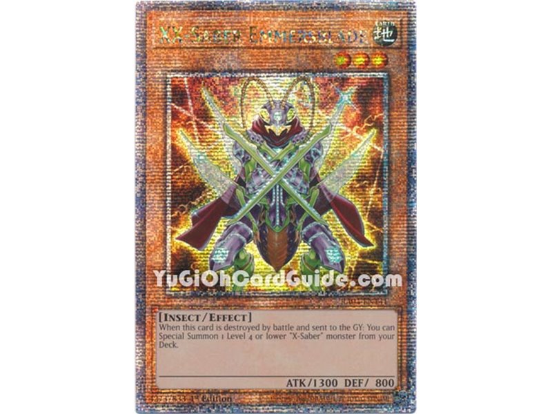 XX-Saber Emmersblade (Quarter Century Secret Rare)