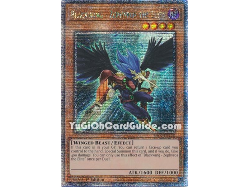 Blackwing - Zephyros the Elite (Platinum Secret Rare)