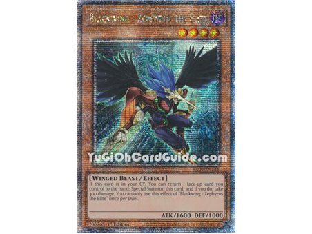 Blackwing - Zephyros the Elite (Quarter Century Secret Rare)
