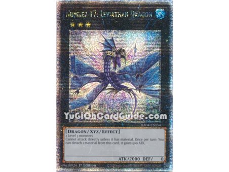 Number 17: Leviathan Dragon (Quarter Century Secret Rare)