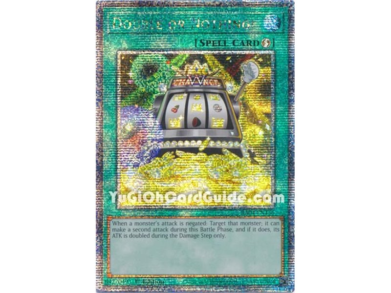 Double or Nothing! (Platinum Secret Rare)