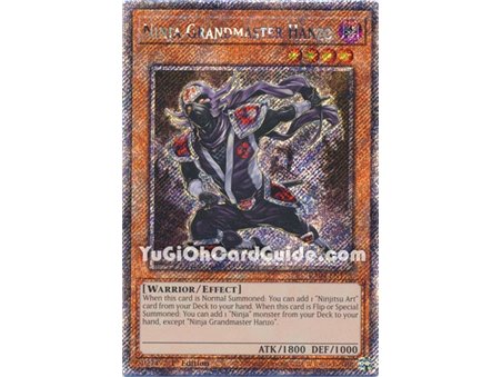 Ninja Grandmaster Hanzo (Quarter Century Secret Rare)