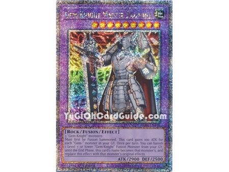 Gem-Knight Master Diamond (Quarter Century Secret Rare)