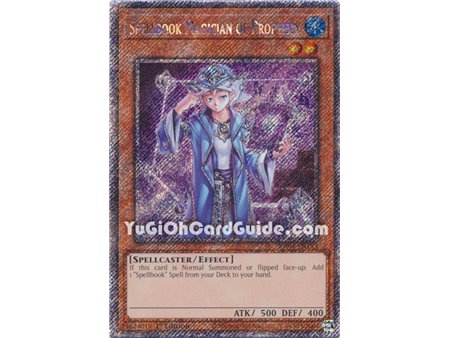 Spellbook Magician of Prophecy (Quarter Century Secret Rare)