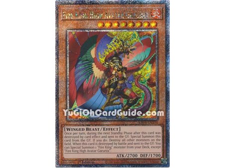 Fire King High Avatar Garunix (Platinum Secret Rare)