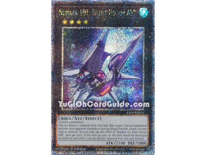 Number 101: Silent Honor ARK (Platinum Secret Rare)