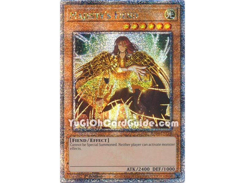 Majesty's Fiend (Quarter Century Secret Rare)