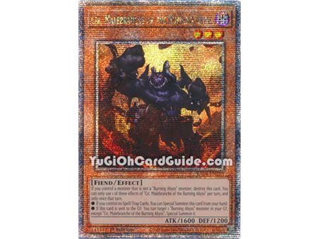 Graff, Malebranche of the Burning Abyss (Platinum Secret Rare)