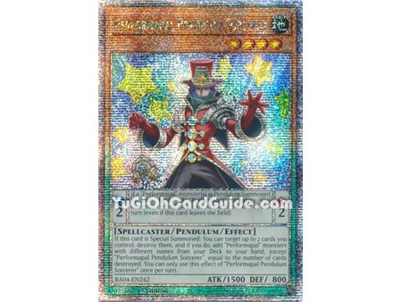 Performapal Pendulum Sorcerer (Quarter Century Secret Rare)