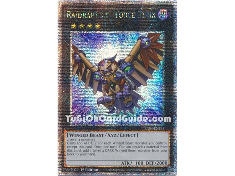Raidraptor - Force Strix (Quarter Century Secret Rare)