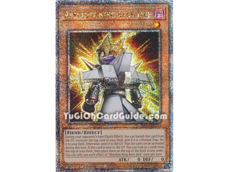 Absolute King Back Jack (Platinum Secret Rare)