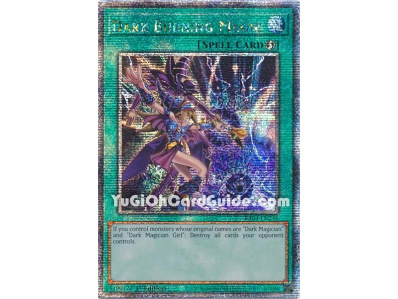 Dark Burning Magic (Platinum Secret Rare)