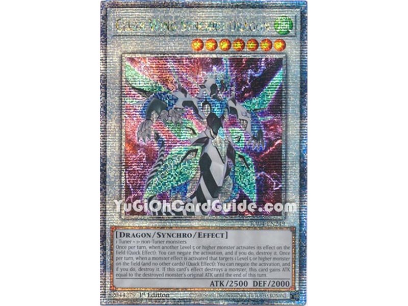 Clear Wing Synchro Dragon (Platinum Secret Rare)